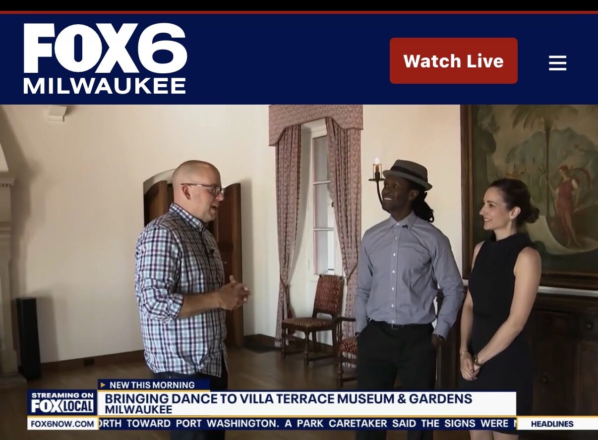 Lindy Hop MKE at Villa Terrace with FOX6 News