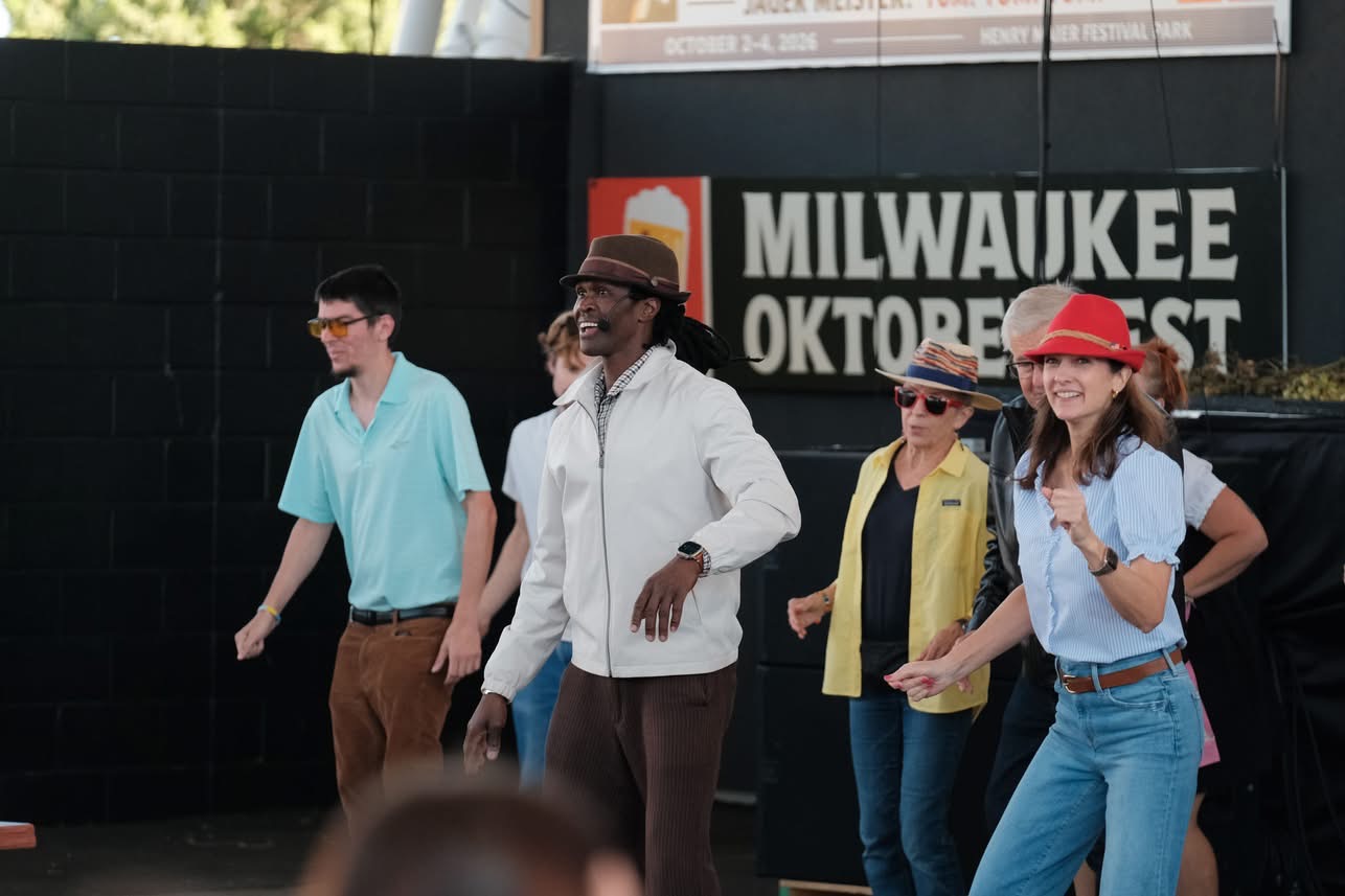 Swing dance takeover at Milwaukee’s Oktoberfest